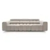 Beige three-seater sofas